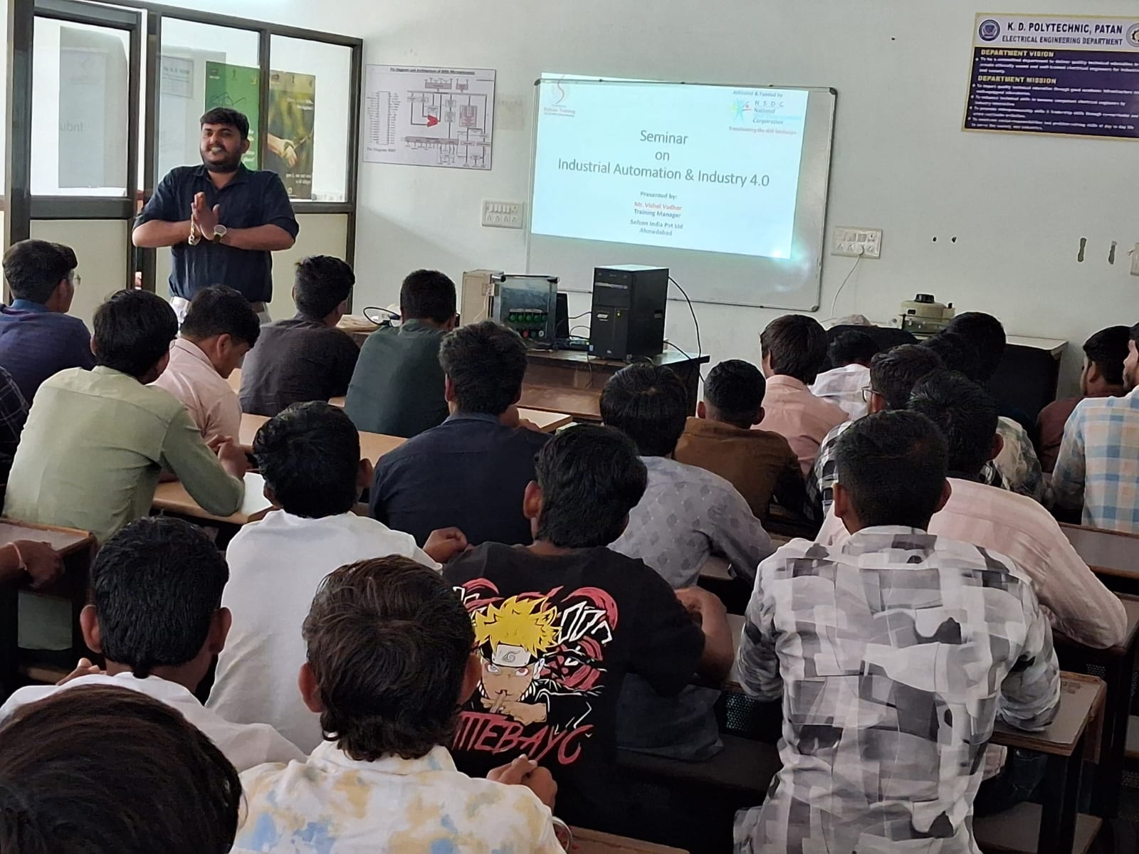Seminar on PLC SCADA MICROCONTROLLER by SOFCON PVT LTD 