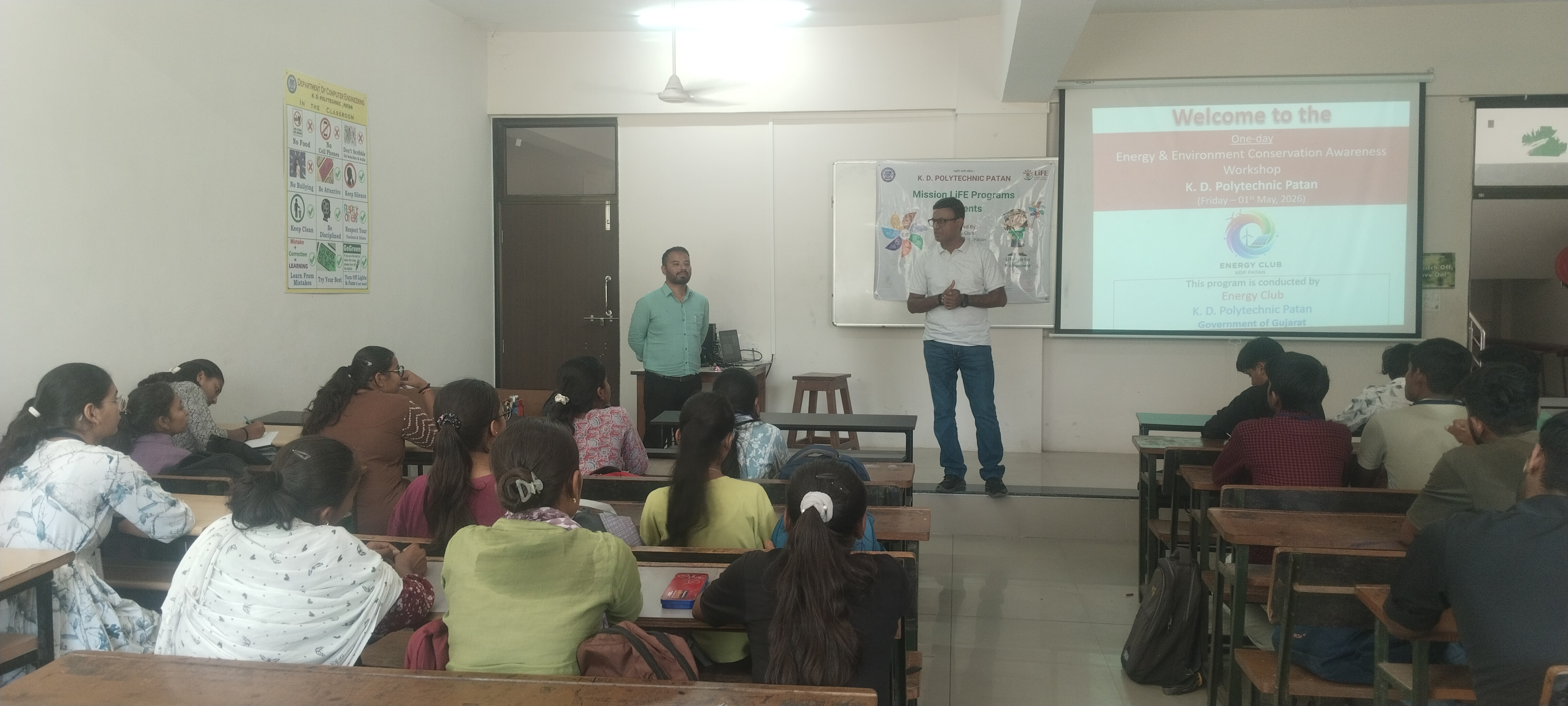 Seminar on "Energy & Environment Conservation Awareness Program" for Computer Engg Dept